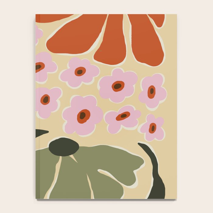 70s tropical fun flower Notebook Gallery Image 4