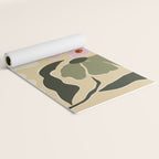 70s tropical fun flower Yoga Mat Gallery Image 2