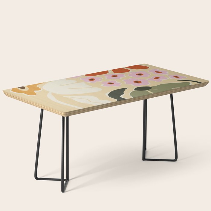 70s tropical fun flower Coffee Table Gallery Image 1