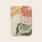 70s tropical fun flower Bath Mat Gallery Image 1