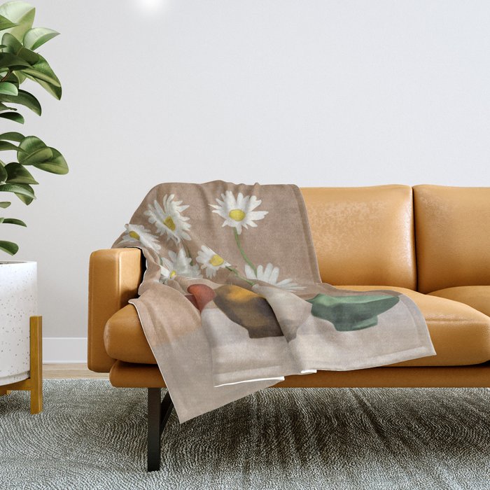 Daisy Harmony 1 Throw Blanket Gallery Image 1