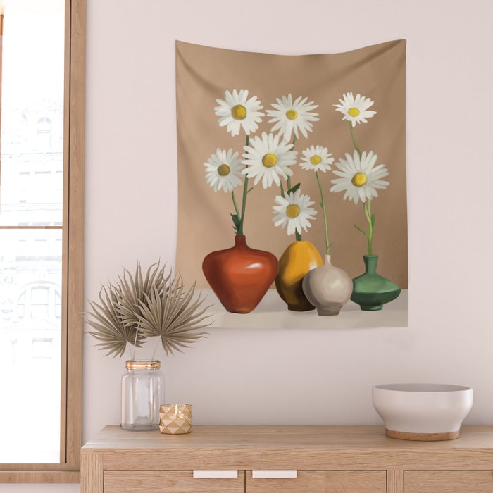 Daisy Harmony 1 Wall Tapestry Gallery Image 2