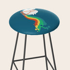 Fat Unicorn on Rainbow Jetpack Stool Gallery Image 2