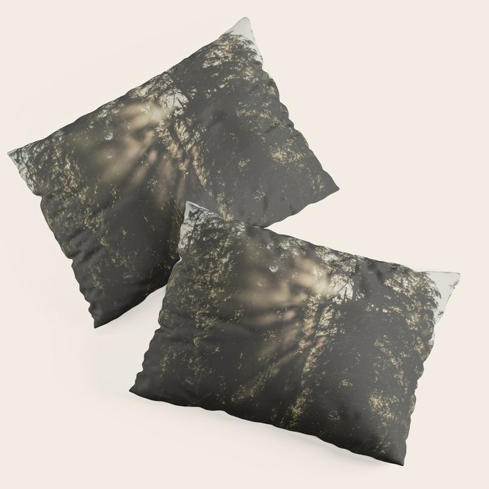 Sunset in the Woods - Nature Photography Pillow Sham Gallery Image 1