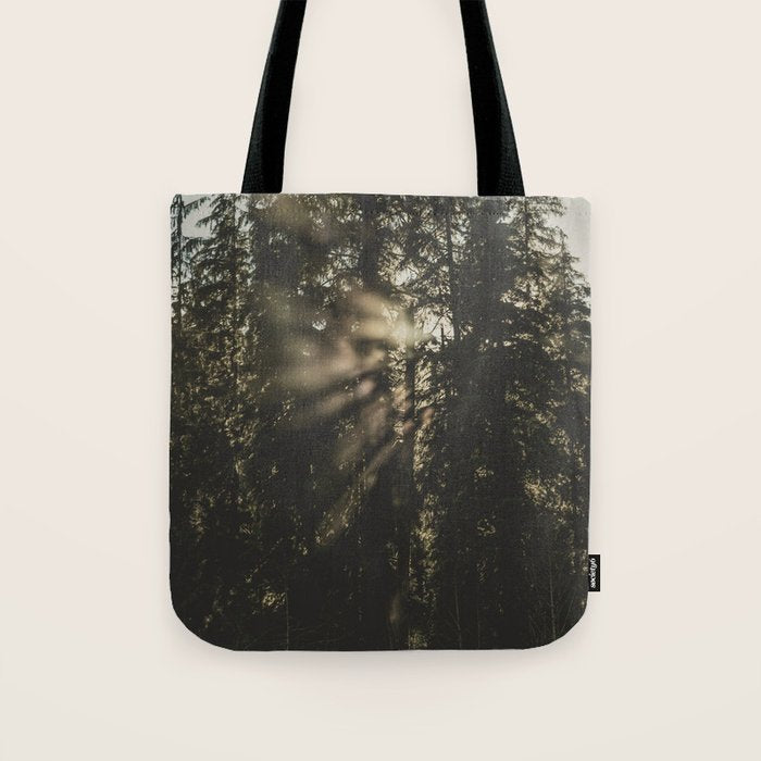 Sunset in the Woods - Nature Photography Tote Bag Gallery Image 1