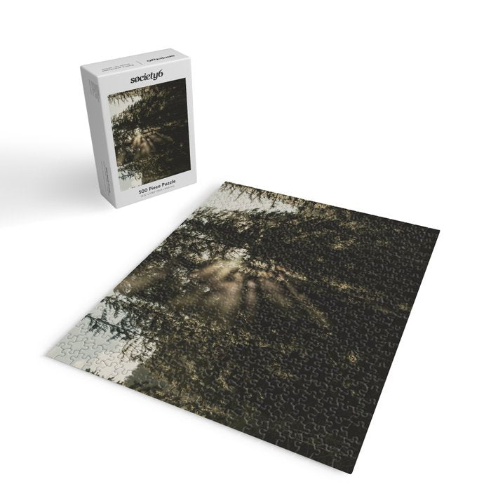 Sunset in the Woods - Nature Photography Jigsaw Puzzle Gallery Image 2