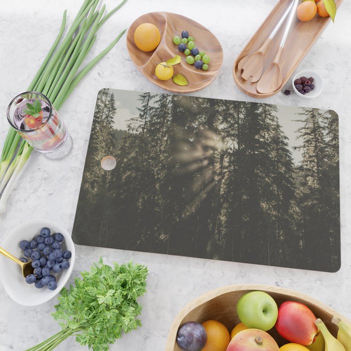 Sunset in the Woods - Nature Photography Cutting Board Gallery Image 2