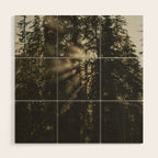 Sunset in the Woods - Nature Photography Wood Wall Art Gallery Image 1