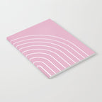 Minimal Arch XXVII Blush Pink Modern Geometric Lines Notebook Gallery Image 2