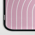 Minimal Arch XXVII Blush Pink Modern Geometric Lines Laptop Sleeve Gallery Image 3