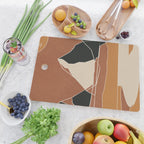 Minimal Abstract Art Landscape 03 Cutting Board Gallery Image 2