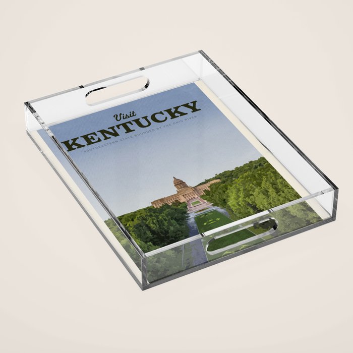 Visit Kentucky Acrylic Tray Gallery Image 1
