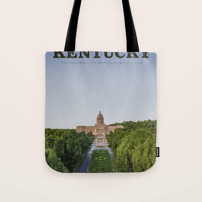 Visit Kentucky Tote Bag Gallery Image 1