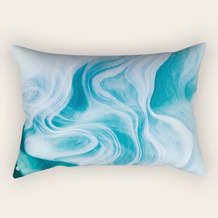 Marble sandstone - oceanic Rectangular Pillow Gallery Image 2