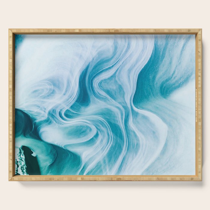 Marble sandstone - oceanic Serving Tray Gallery Image 1