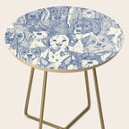 dogs aplenty classic blue pearl Side Table Gallery Image 2