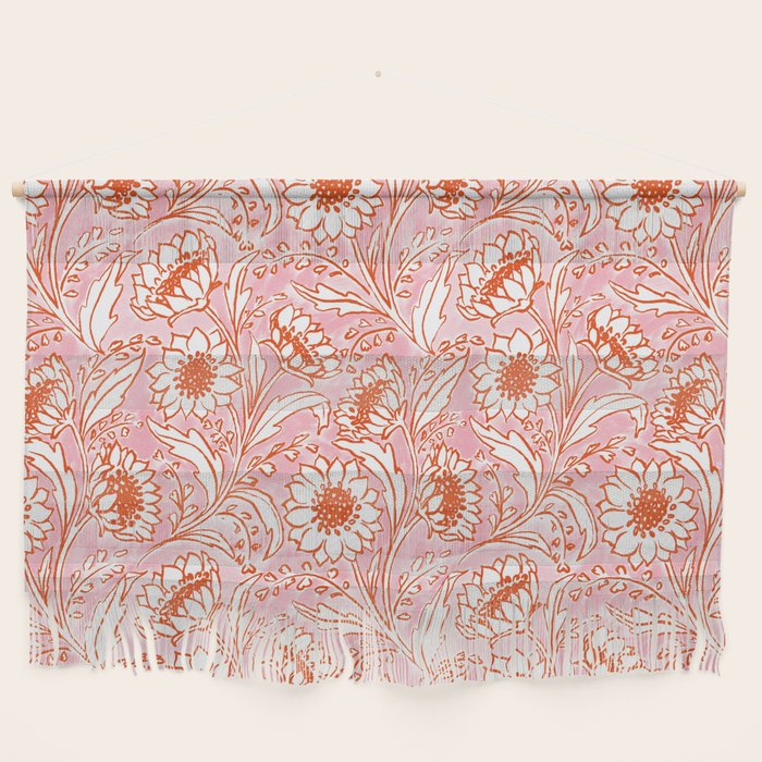 Sunflowers - pink and orange  Wall Hanging Gallery Image 1
