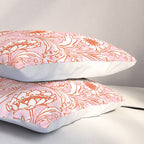 Sunflowers - pink and orange  Pillow Sham Gallery Image 3