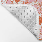 Sunflowers - pink and orange  Bath Mat Gallery Image 2