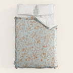 Wild Garden Drawing (Mix) Duvet Cover Gallery Image 6