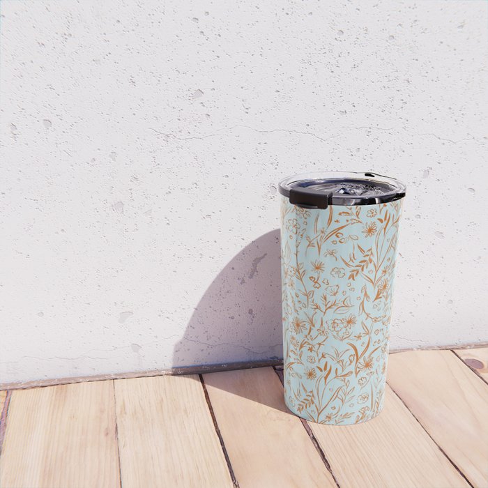 Wild Garden Drawing (Mix) Travel Mug Gallery Image 4