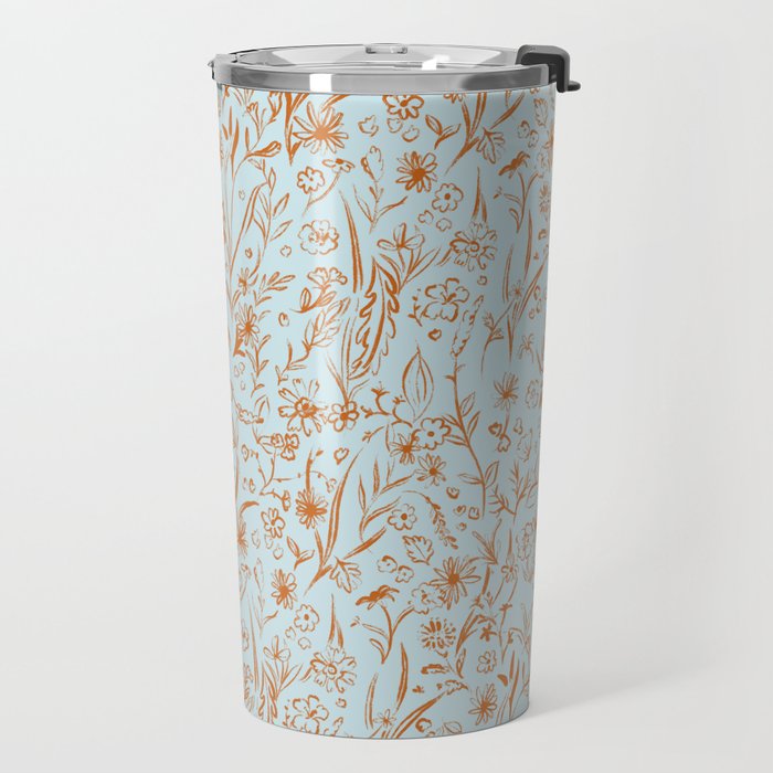 Wild Garden Drawing (Mix) Travel Mug Gallery Image 2