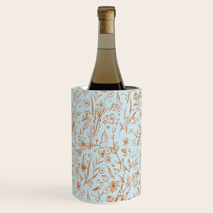 Wild Garden Drawing (Mix) Wine Chiller Gallery Image 3