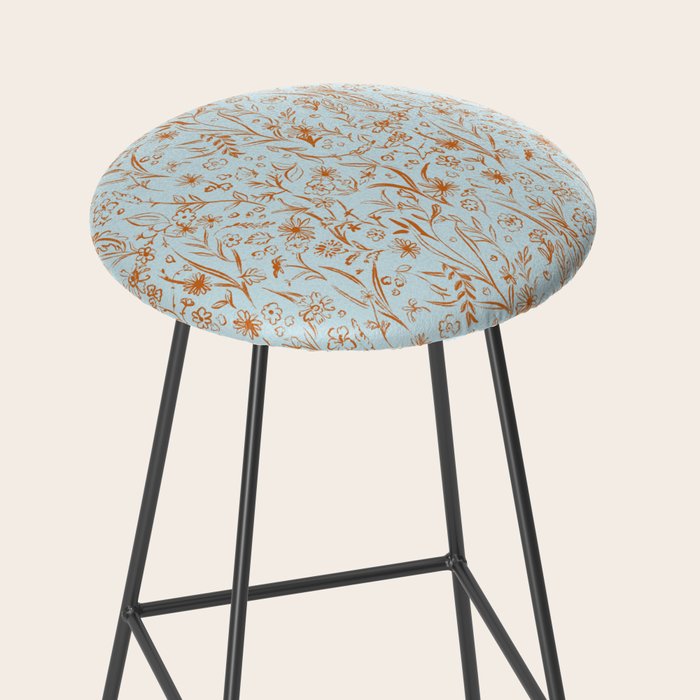 Wild Garden Drawing (Mix) Stool Gallery Image 2