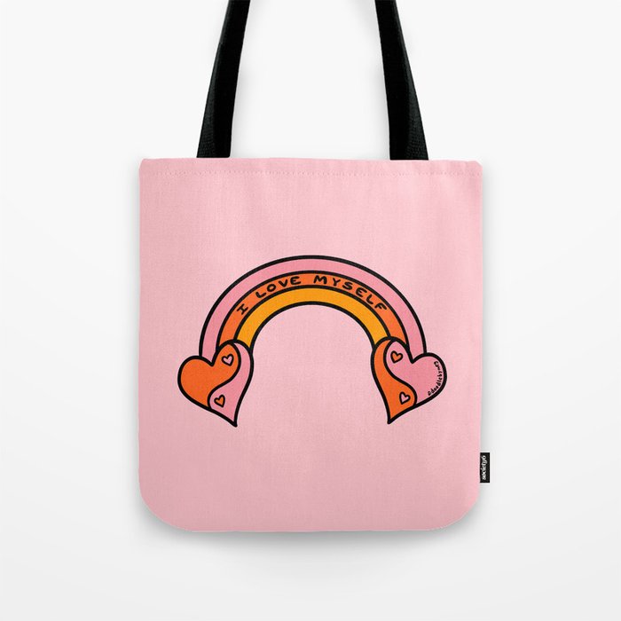 I Love Myself Tote Bag Gallery Image 1
