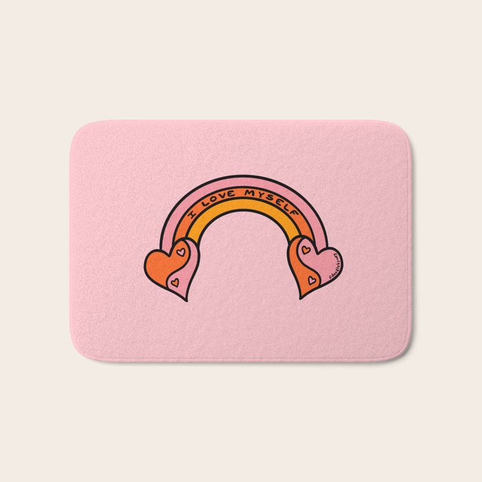 I Love Myself Bath Mat Gallery Image 1