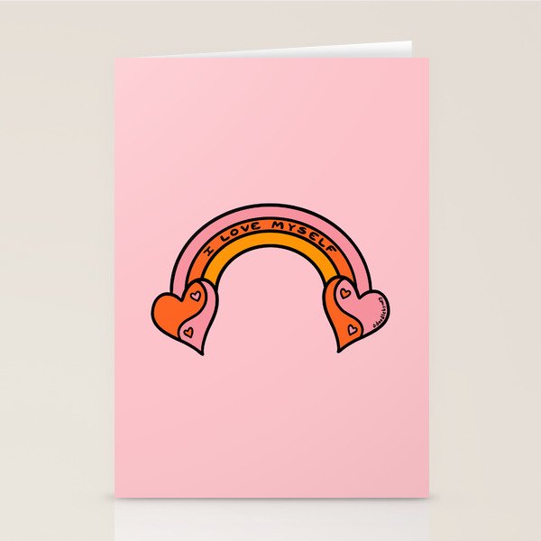 I Love Myself Stationery Card Gallery Image 2