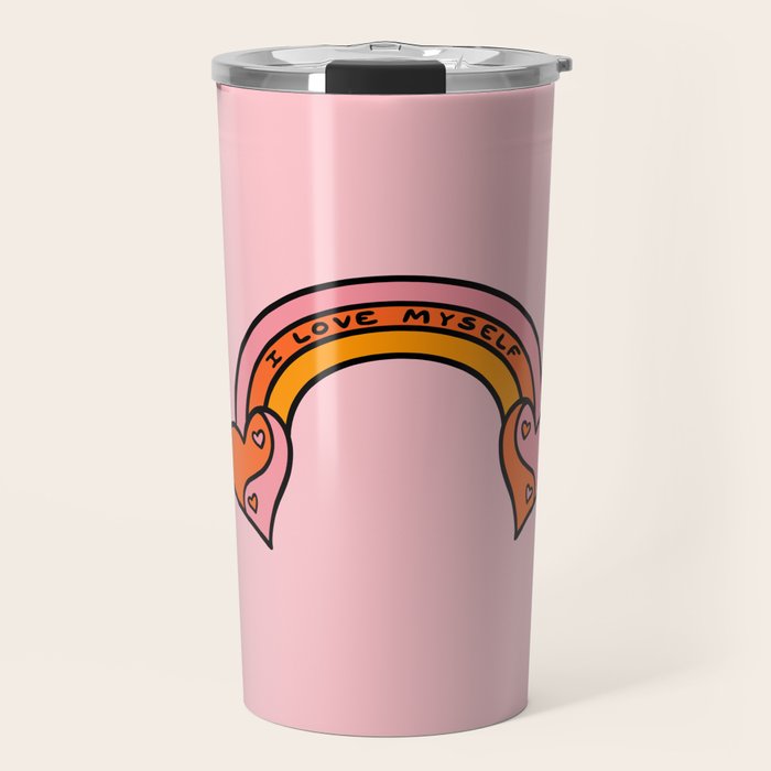 I Love Myself Travel Mug Gallery Image 1