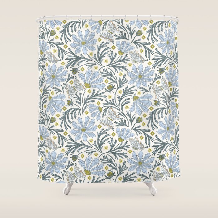 Cosmos and stars Shower Curtain