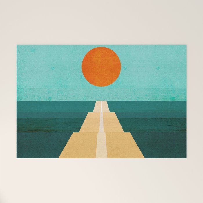 The Road Less Traveled Welcome Mat Gallery Image 1