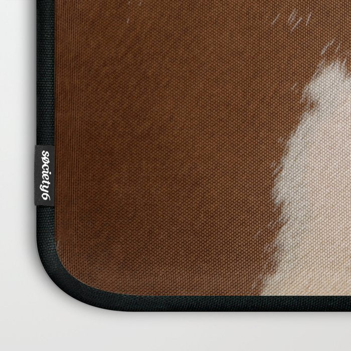 Spotted Light Brown Cowhide Laptop Sleeve Gallery Image 3