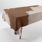 Spotted Light Brown Cowhide Tablecloth Gallery Image 1