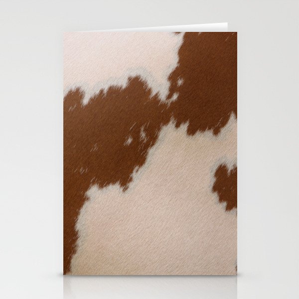 Spotted Light Brown Cowhide Stationery Card Gallery Image 2
