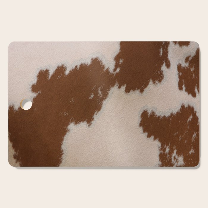 Spotted Light Brown Cowhide Cutting Board Gallery Image 1