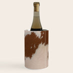 Spotted Light Brown Cowhide Wine Chiller Gallery Image 1