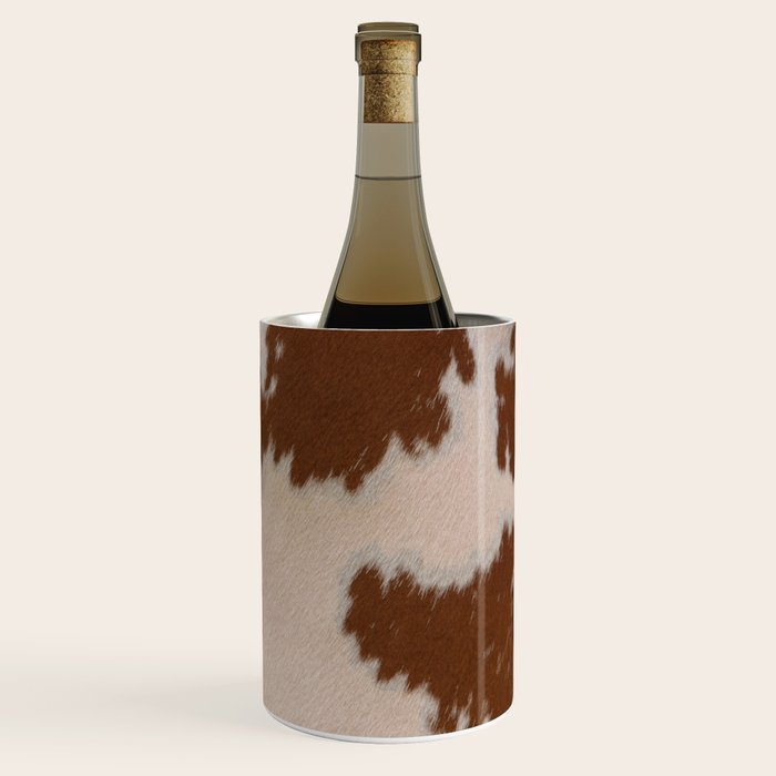 Spotted Light Brown Cowhide Wine Chiller Gallery Image 3