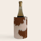 Spotted Light Brown Cowhide Wine Chiller Gallery Image 3