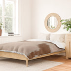Spotted Light Brown Cowhide Duvet Cover Gallery Image 2