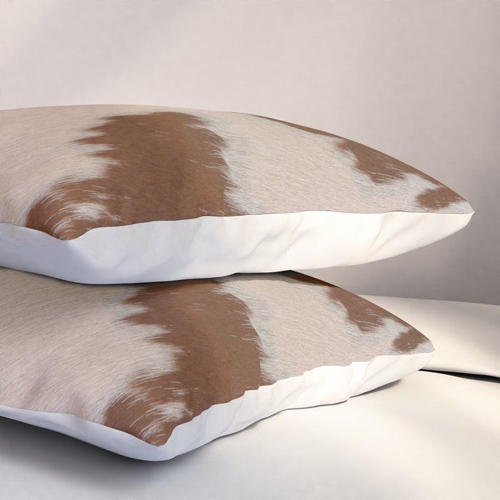 Spotted Light Brown Cowhide Pillow Sham Gallery Image 3