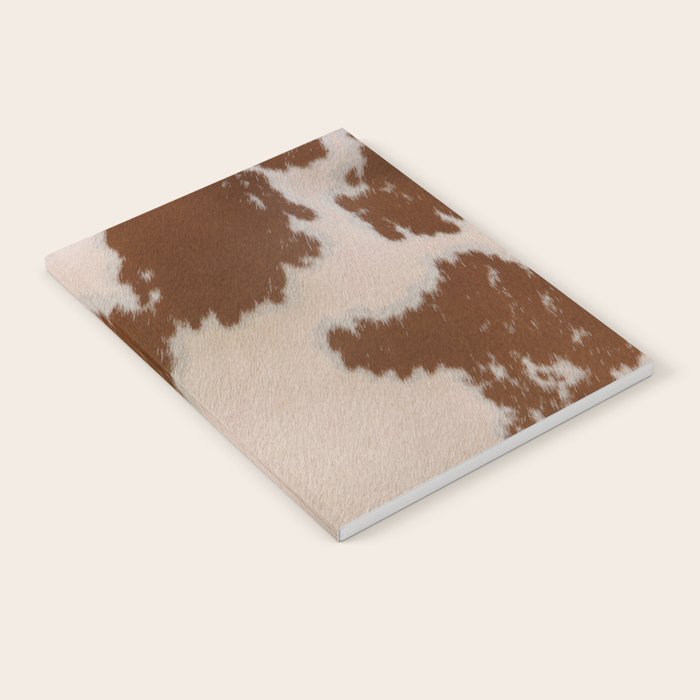 Spotted Light Brown Cowhide Notebook Gallery Image 2
