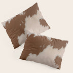 Spotted Light Brown Cowhide Pillow Sham Gallery Image 3