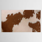 Spotted Light Brown Cowhide Tablecloth Gallery Image 2