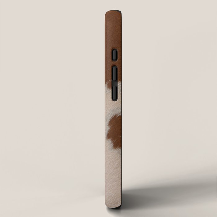 Spotted Light Brown Cowhide iPhone Case Gallery Image 2