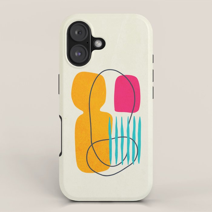 Mid Century Abstraction iPhone Case Gallery Image 1