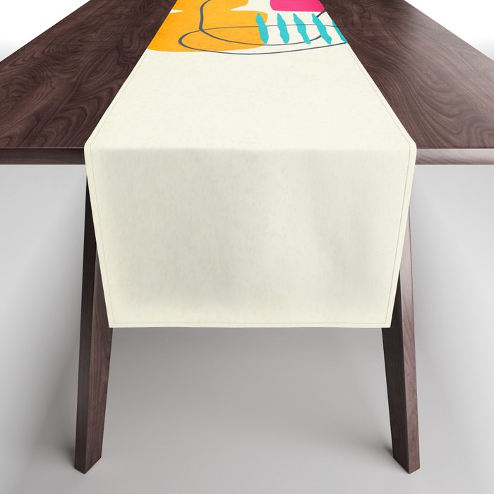 Mid Century Abstraction Table Runner Gallery Image 1
