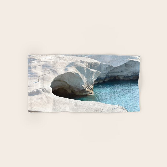 Milos Sarakiniko Beach Bath Towel Gallery Image 1